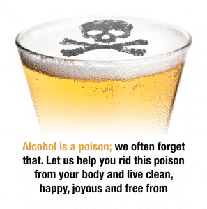 Alcohol is poison image