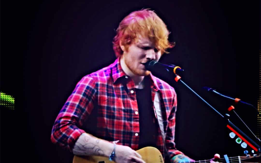 Ed Sheeran Playing Guitar